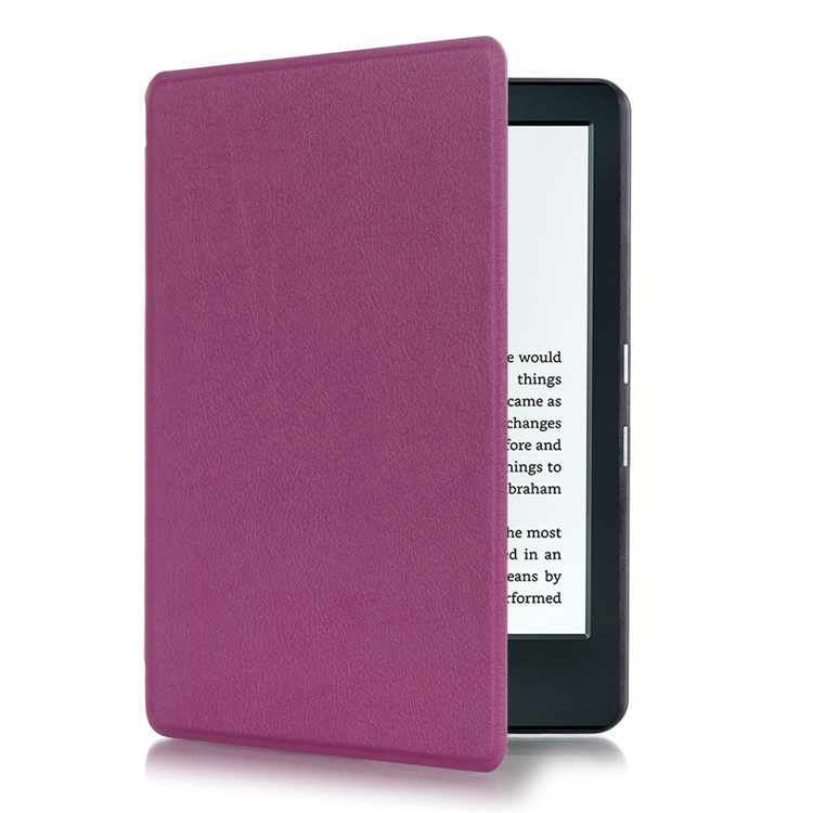 Smart PU Leather Case for Amazon Kindle (2016) - Purple-4