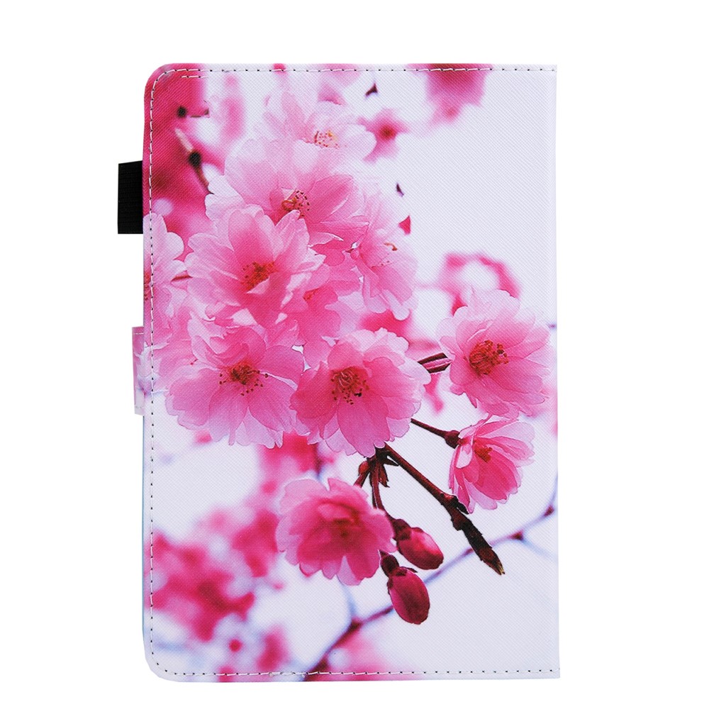 Foldable Stand Card Slots Design Pattern Printing Full Protection Leather Case Cover for Amazon Kindle Paperwhite 5 (2021) - Sakura-3
