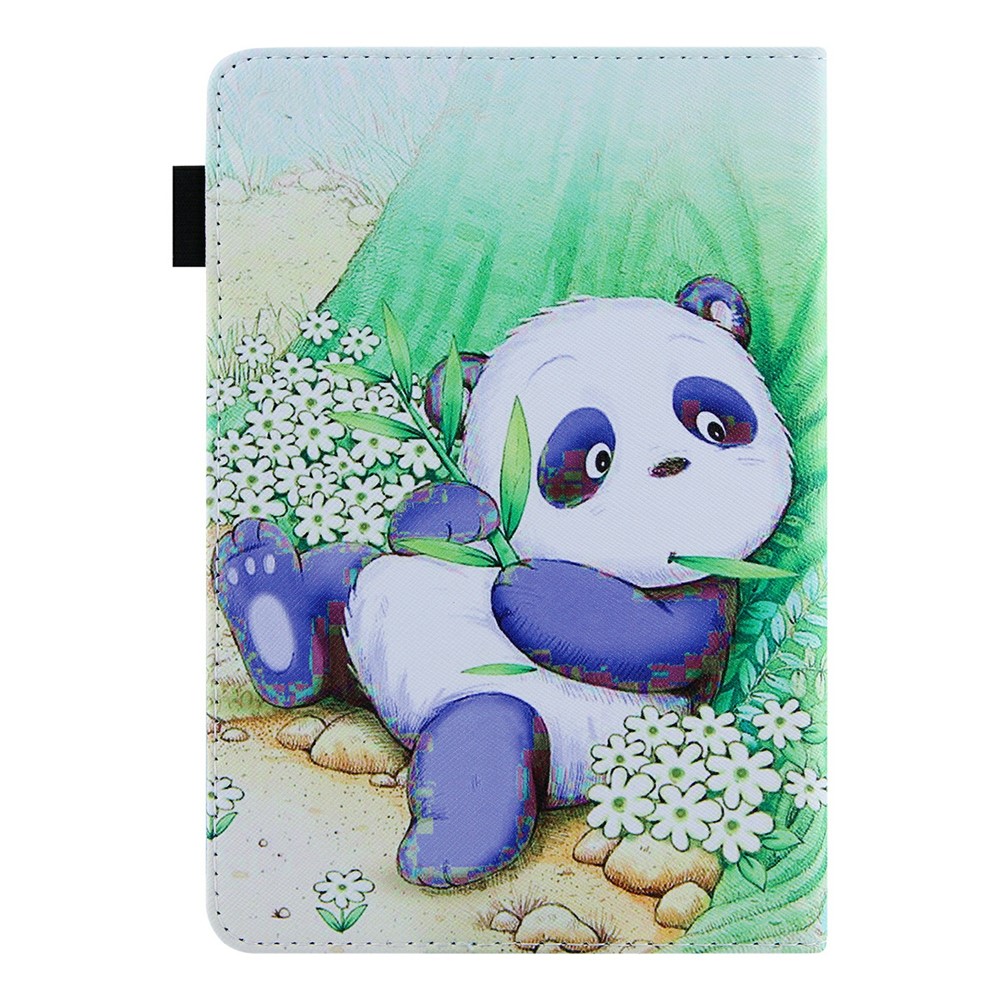 Pattern Printing Stand Card Holder PU Leather Case Cover with Auto Wake/Sleep for Amazon Kindle Paperwhite 5 (2021) - Cute Panda-3