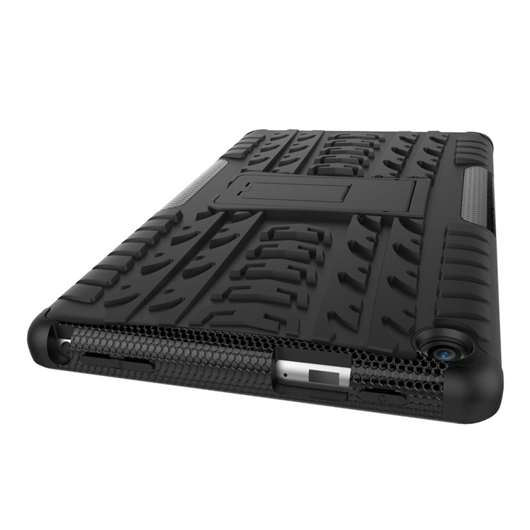 Cool Tyre Pattern PC + TPU Kickstand Case for Amazon Fire HD 8 (2016) - Black-10