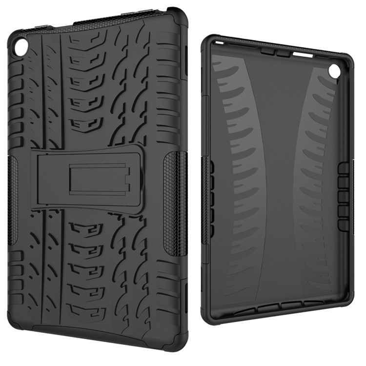 Cool Tyre Pattern PC + TPU Kickstand Case for Amazon Fire HD 8 (2016) - Black-3