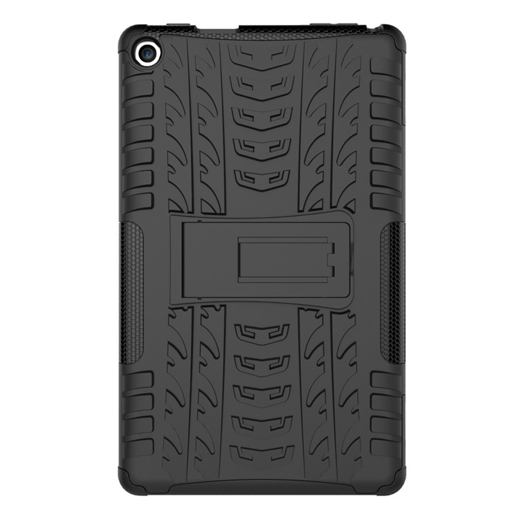 Cool Tyre Pattern PC + TPU Kickstand Case for Amazon Fire HD 8 (2016) - Black-4