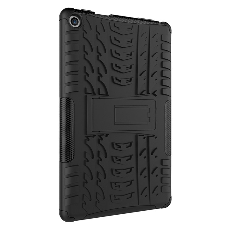Cool Tyre Pattern PC + TPU Kickstand Case for Amazon Fire HD 8 (2016) - Black-5
