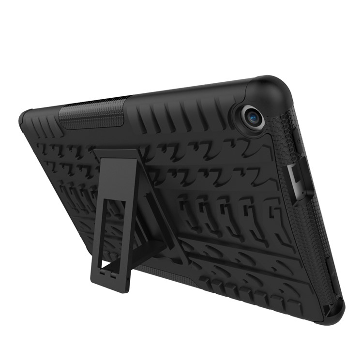 Cool Tyre Pattern PC + TPU Kickstand Case for Amazon Fire HD 8 (2016) - Black-8