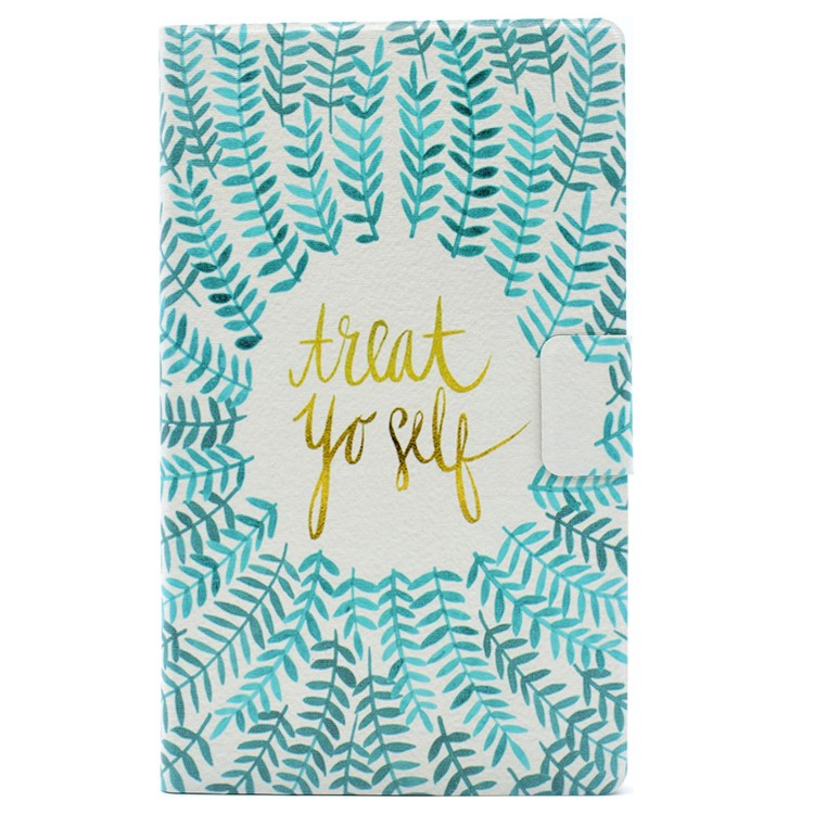 Patterned PU Leather Rotary Stand Shell for Amazon Fire HD 8 (2016) - Treat Yourself-2