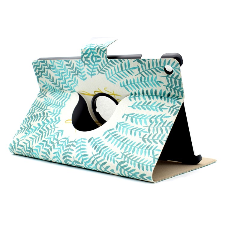 Patterned PU Leather Rotary Stand Shell for Amazon Fire HD 8 (2016) - Treat Yourself-4