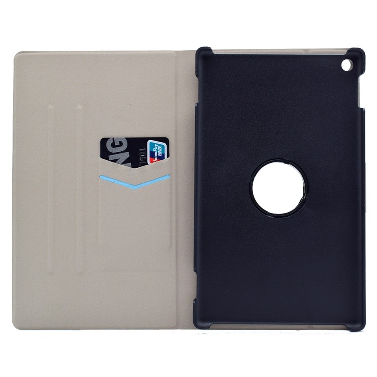 Patterned PU Leather Rotary Stand Shell for Amazon Fire HD 8 (2016) - Treat Yourself-7