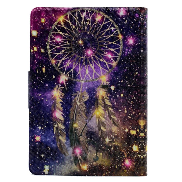 Stand Patterned Leather Card Slots Flip Shell for Amazon Kindle Paperwhite 3/2/1 - Dream Catcher-3