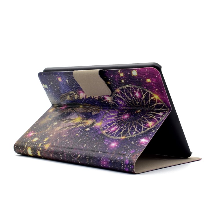 Stand Patterned Leather Card Slots Flip Shell for Amazon Kindle Paperwhite 3/2/1 - Dream Catcher-4