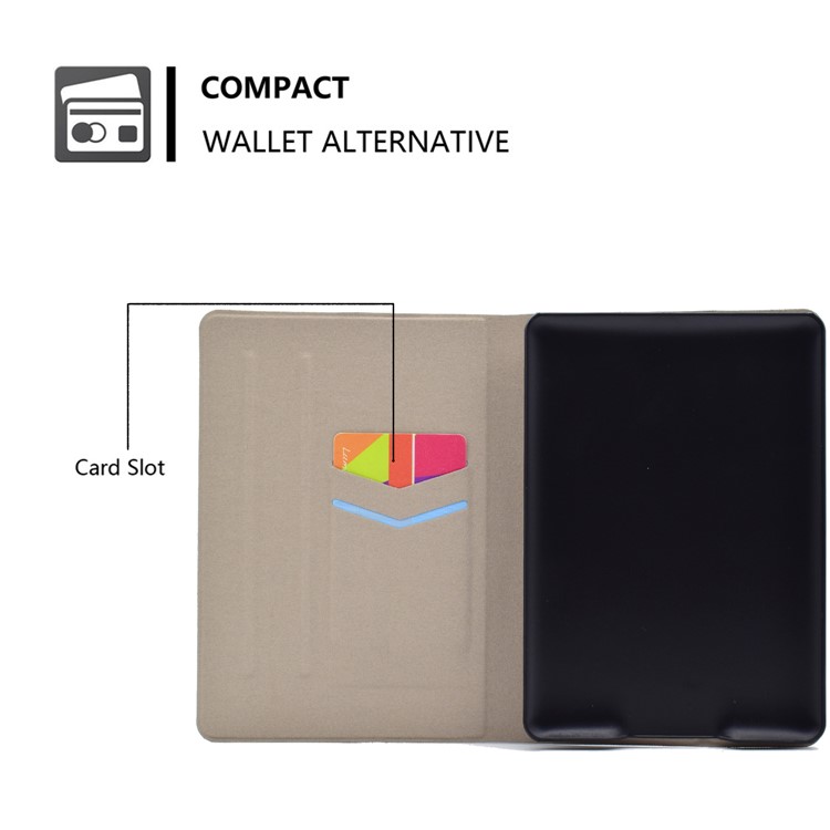 Stand Patterned Leather Card Slots Flip Shell for Amazon Kindle Paperwhite 3/2/1 - Dream Catcher-7