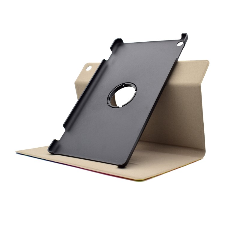 For Amazon Fire HD 8 (2016) Pattern Printing Leather Card Holder Tablet Cover - Galaxy LOVE-6