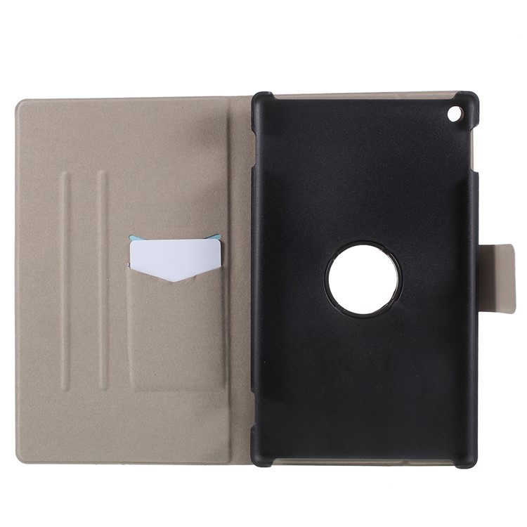 Pattern Printing Leather Stand Case for Amazon Kindle 8th Generation 2016 - Girl on a Swing-7