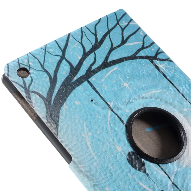 Pattern Printing Leather Stand Case for Amazon Kindle 8th Generation 2016 - Girl on a Swing-9