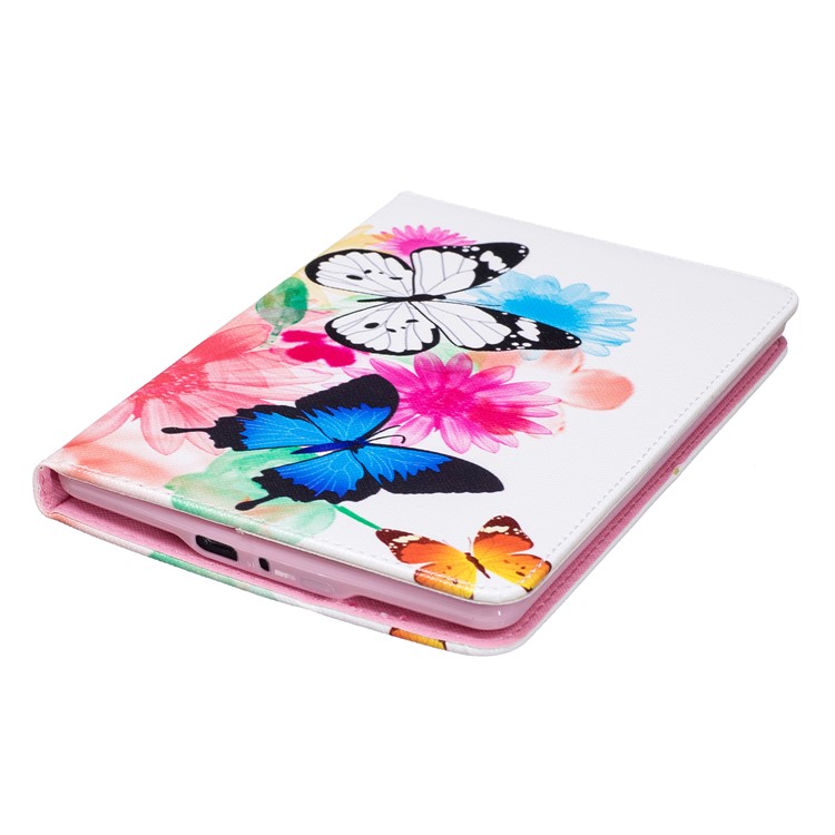 Pattern Printing Wallet Leather Stand Case for Amazon Kindle Paperwhite 3/2/1 - Vivid Butterflies-4