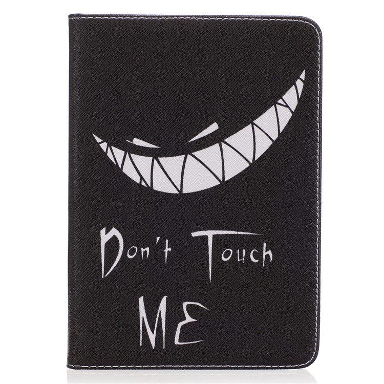 Patterned Leather Wallet Tablet Shell for Amazon Kindle Paperwhite 3/2/1 - Do Not Touch Me-2