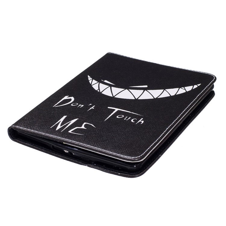 Patterned Leather Wallet Tablet Shell for Amazon Kindle Paperwhite 3/2/1 - Do Not Touch Me-4