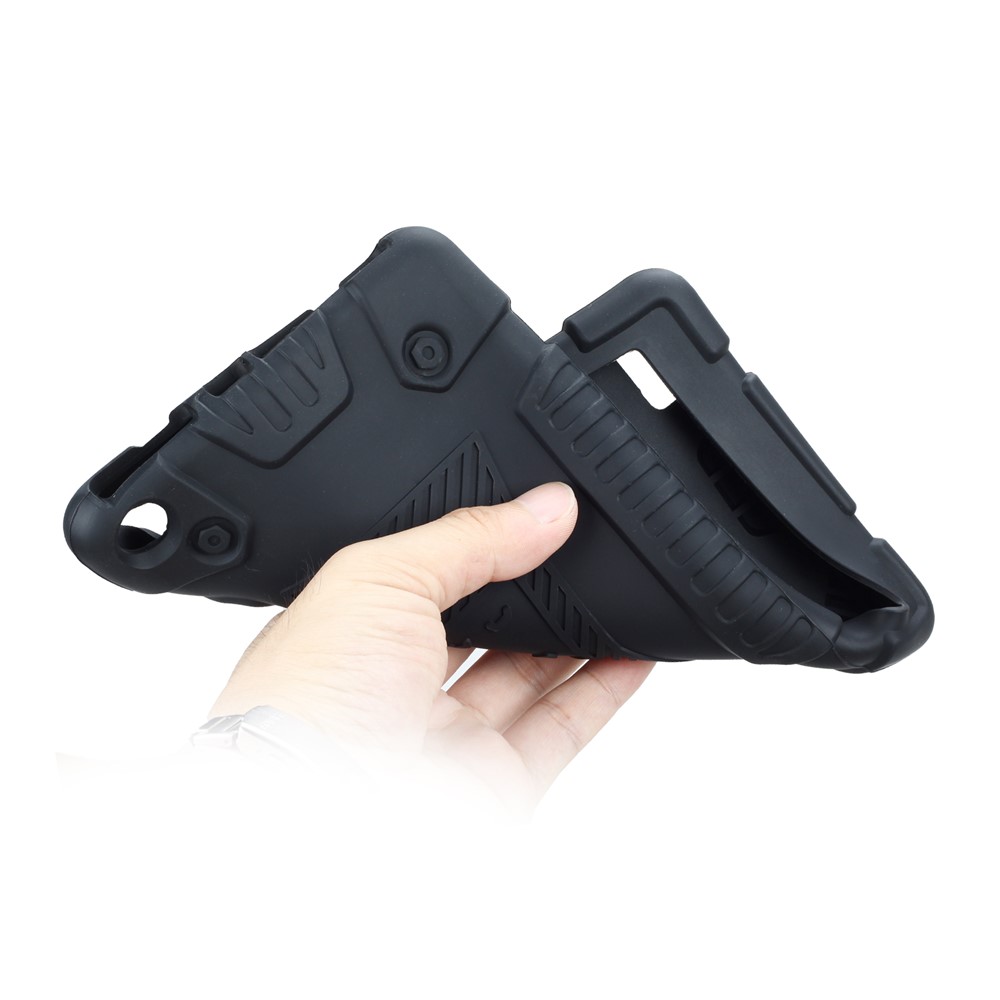 Soft Silicone Protective Shell Case for Amazon Fire 7 2017 - Black-8