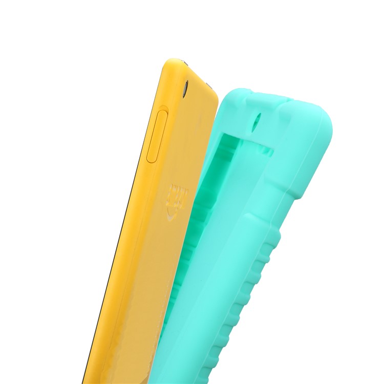 Soft Silicone Protective Back Shell for Amazon Fire 7 2017 - Cyan-9