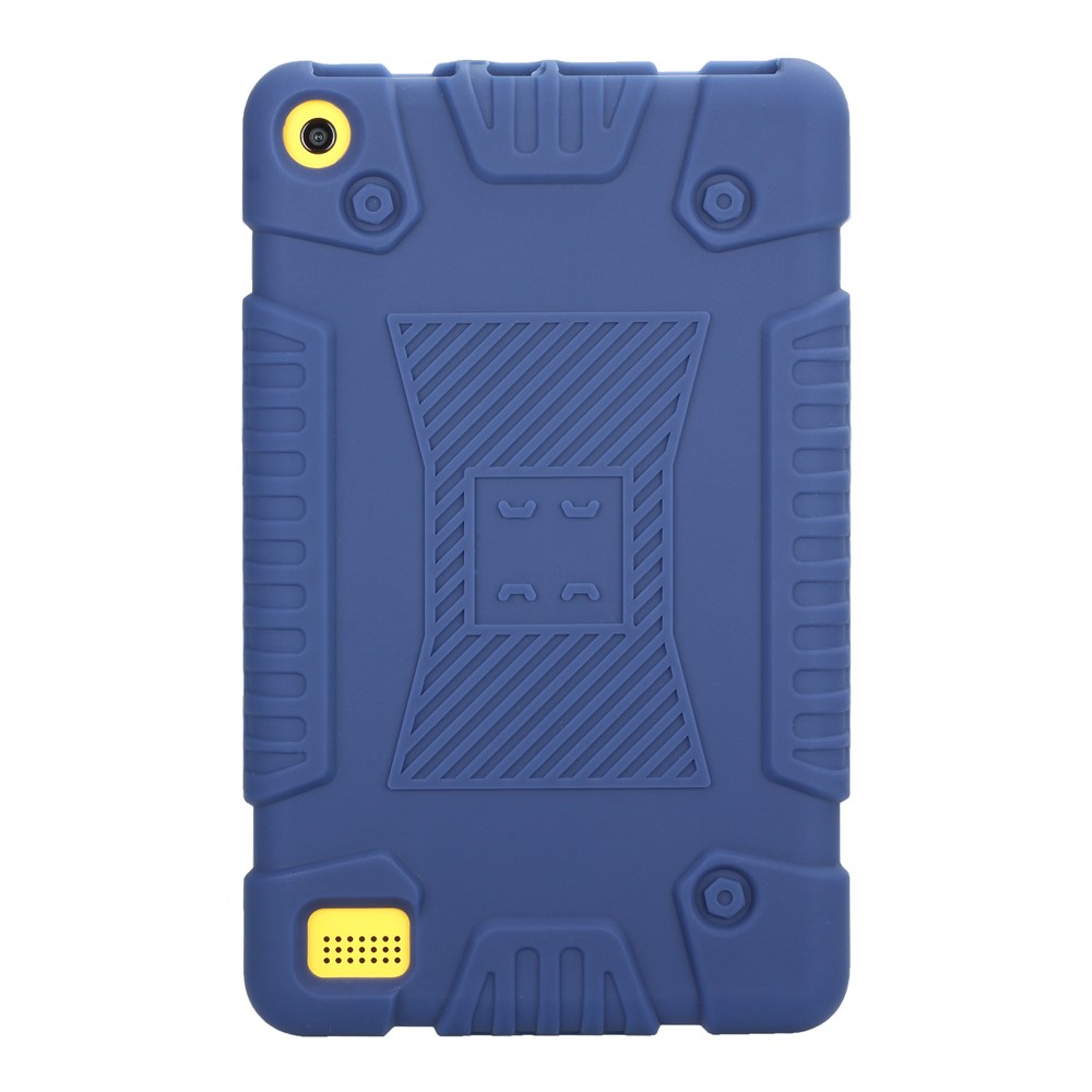 Soft Silicone Protective Cover for Amazon Fire 7 2017 - Blue-5