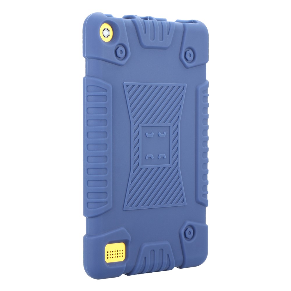 Soft Silicone Protective Cover for Amazon Fire 7 2017 - Blue-6