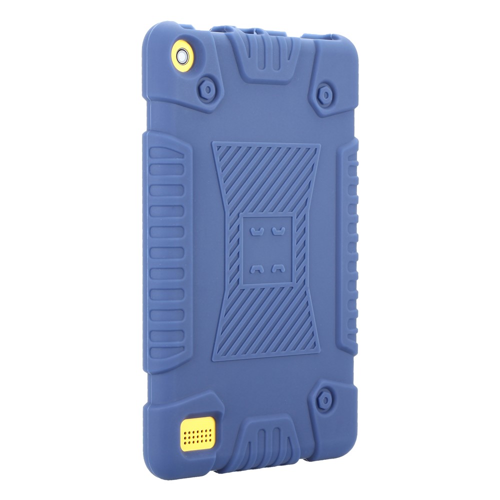 Capa Protetora De Silicone Macio Para O Fogo Da Amazon 7 2017 - Azul