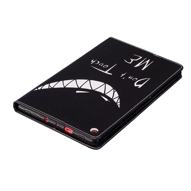 Pattern Printing Auto Wake & Sleep Leather Wallet Stand Case for Amazon Fire HD 8 (2017) - Do Not Touch Me-7