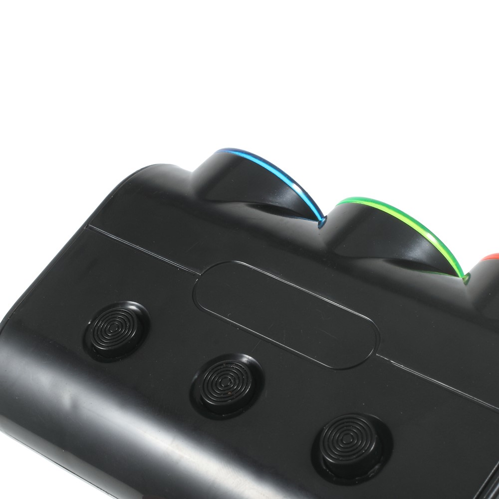 OLESSON 1523 120W Universal In-Car 3-in-1 2-Core 2-USB 3-Socket Adapter - Black-3