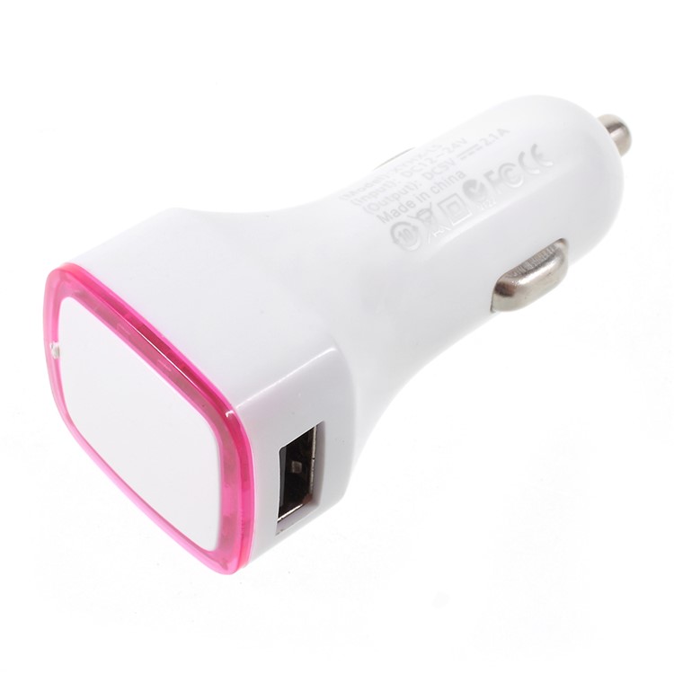 Mini And Portable 3 1a Two Usb Ports Car Charger For Iphone