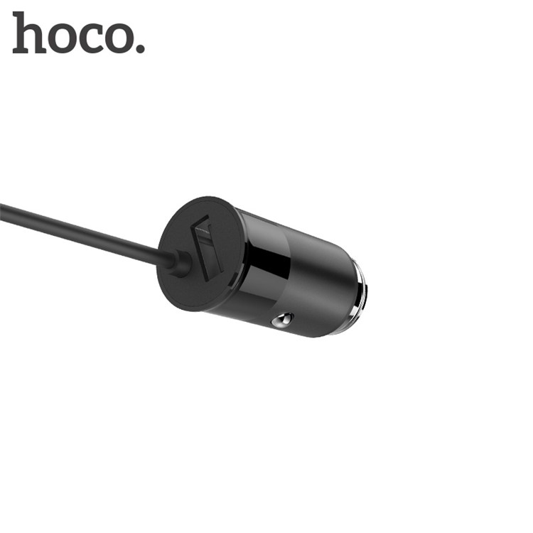 HOCO Z17B 5V/5.5A Car Charger with 4 USB Ports for iPhone Samsung etc. - Black-3