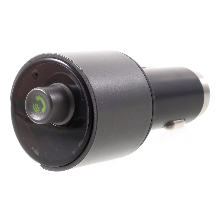 Bluetooth In-car MP3 Player FM Transmitter Dual USB Car Charger with Emergency Hammer - Grey-5