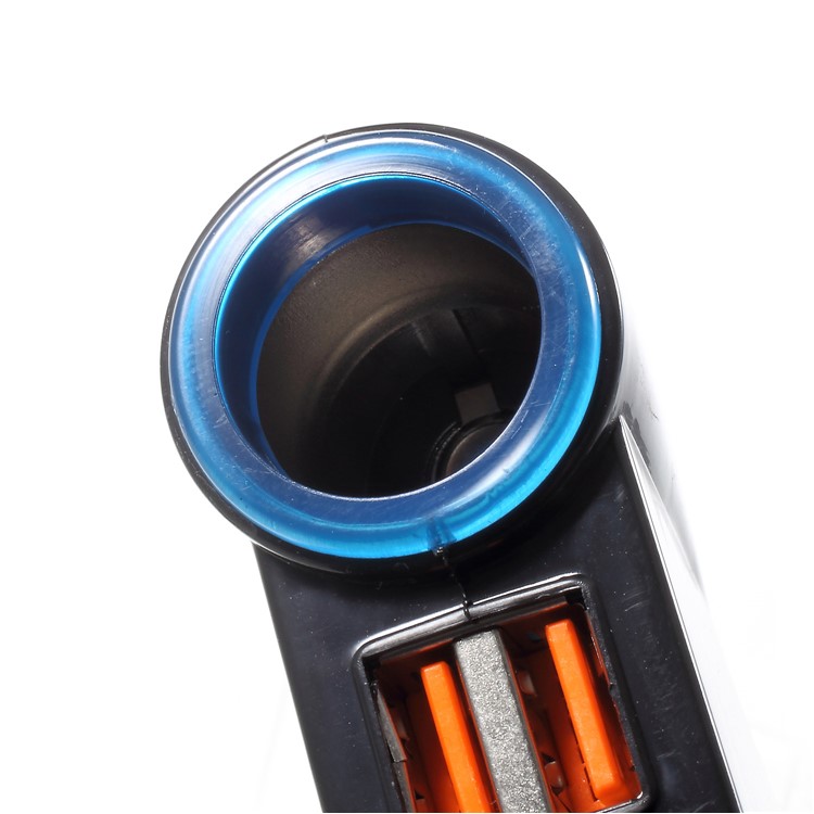 90W 12V/24V Dual USB Car Charger with Dual Cigarette Lighter Sockets for Phones Tablets-6