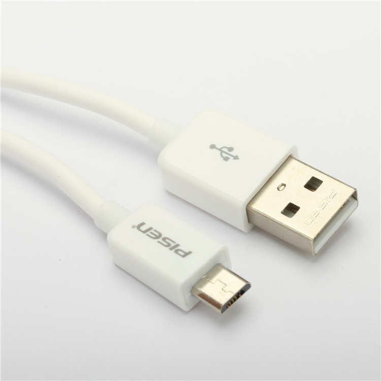 PISEN Mini Car Charger + Micro USB Charging Cable for Samsung HTC LG - White-10