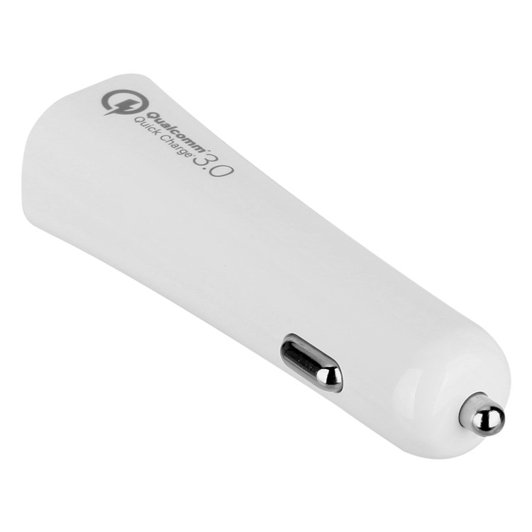 MOMAX PD QC3.0 USB + Type-C Ports Car Charger - White-7