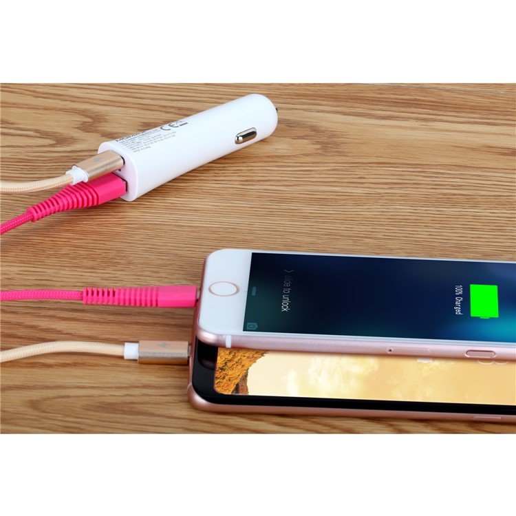 MOMAX PD QC3.0 USB + Type-C Ports Car Charger - White-9