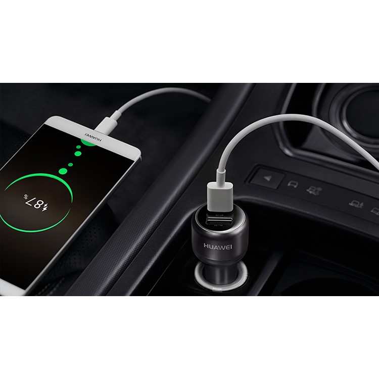 HUAWEI CP31 9V/2A 5V/1A Dual USB Fast Charging Adapter Car Charger for Huawei Mate 10/10 Pro etc.-7