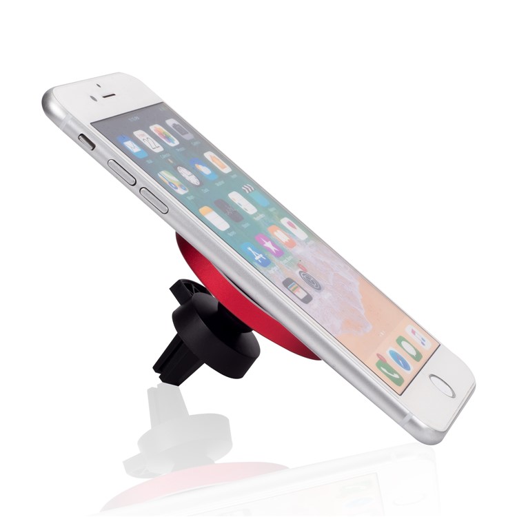 WH-10B Qi Wireless Car Charger Dock Car Mount Phone Holder for iPhone X/8/8 Plus - Red-6