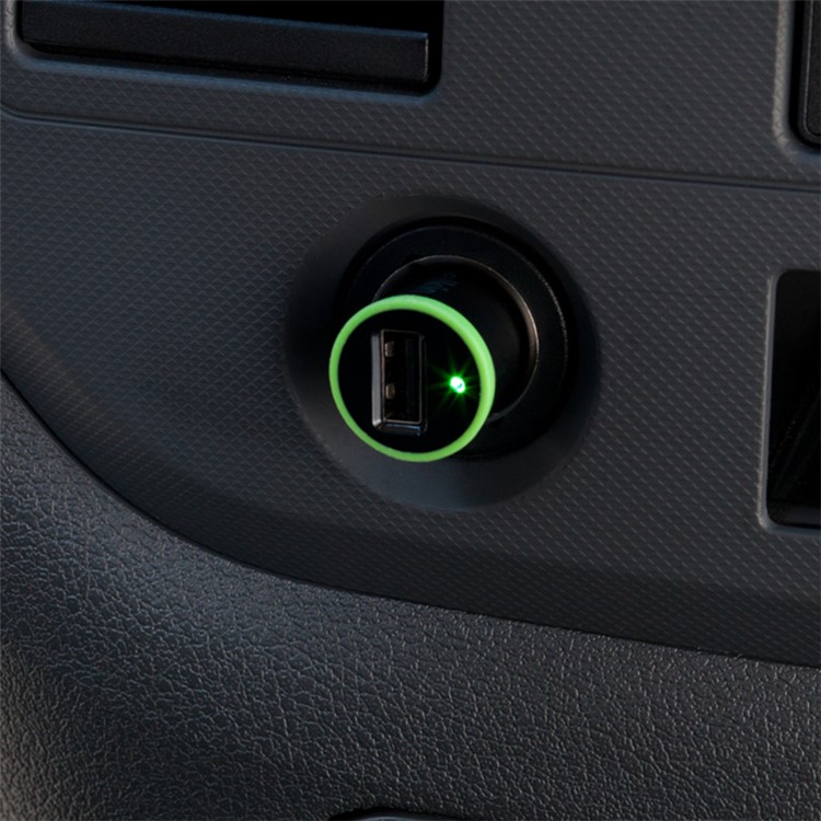 BELKIN Original F8J078bt04 Single USB Port 2.1A Car Charger with 1.2M Lightning 8Pin Cable - Black-2