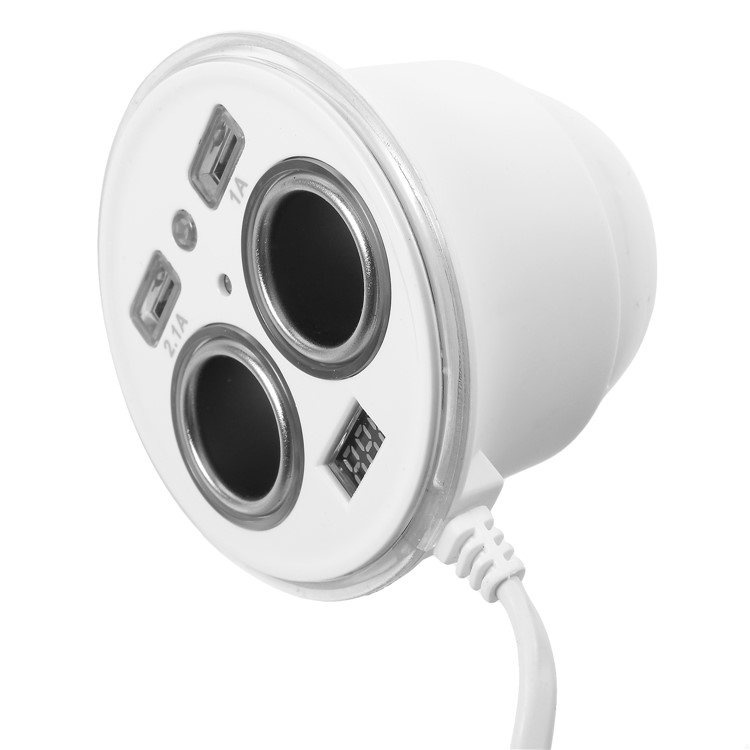 OLESSON No.1615 1 to 2 Car Cigarette Lighter Socket & Dual USB Car Charger-7