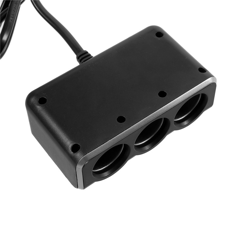 OLESSON No.1639 Universal 120W Dual USB Ports + Three Cigarette Lighter Sockets Car Power Adapter-8