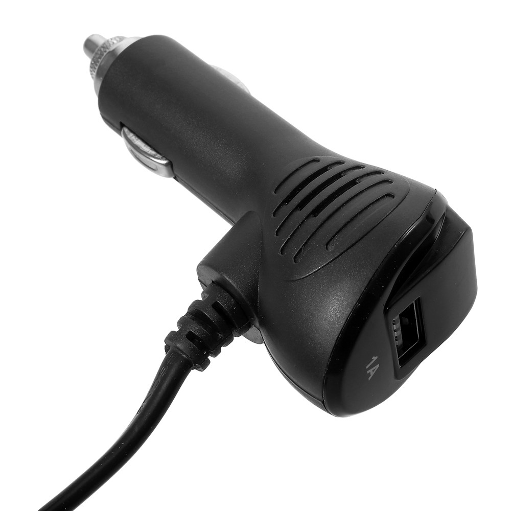 OLESSON No.1641 120W 12V/24V 1 to 2 Sockets Car Cigarette Lighter Splitter with One USB Port - Black-5