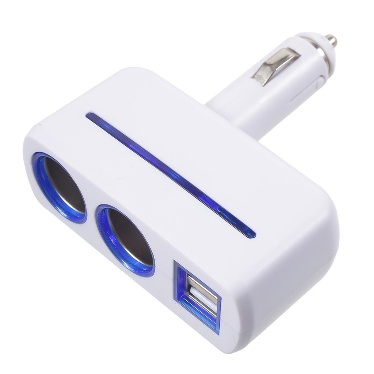 OLESSON 1630 90 ° Поворотный Шарнир 120W 1 Для Двойного Розлива Прикуривателя + 2 USB-порта Автомобильное Зарядное Устройство - Белый, iPhone X
OLESSON 1630 90 ° Поворотный Шарнир 120W 1 Для Двойного Розлива Прикуривателя + 2 USB-порта Автомобильное Зарядное Устройство - Белый, iPhone X