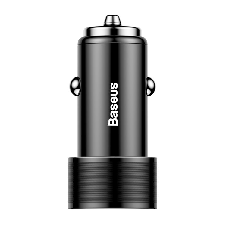 BASEUS QC3.0 Dual USB 36W Fast Car Charge Charger for iPhone Samsung - Black-2