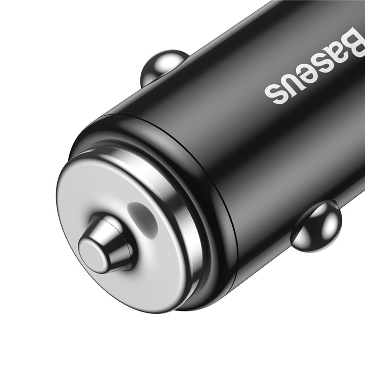 BASEUS QC3.0 Dual USB 36W Fast Car Charge Charger for iPhone Samsung - Black-4