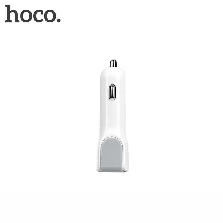 HOCO Z23 Grand Dual-USB-Ausgänge 12W Kfz-Ladegerät Für IPhone Ipad Samsung - Weiß-5