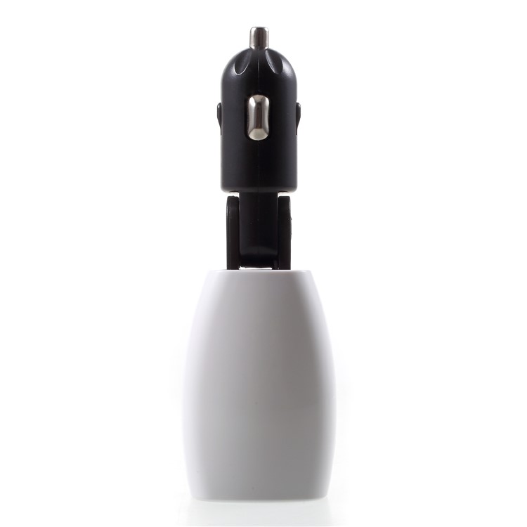 Intelligent 3.1A Dual USB Car Charger with LED Voltage Display and Adjustable Angle-3