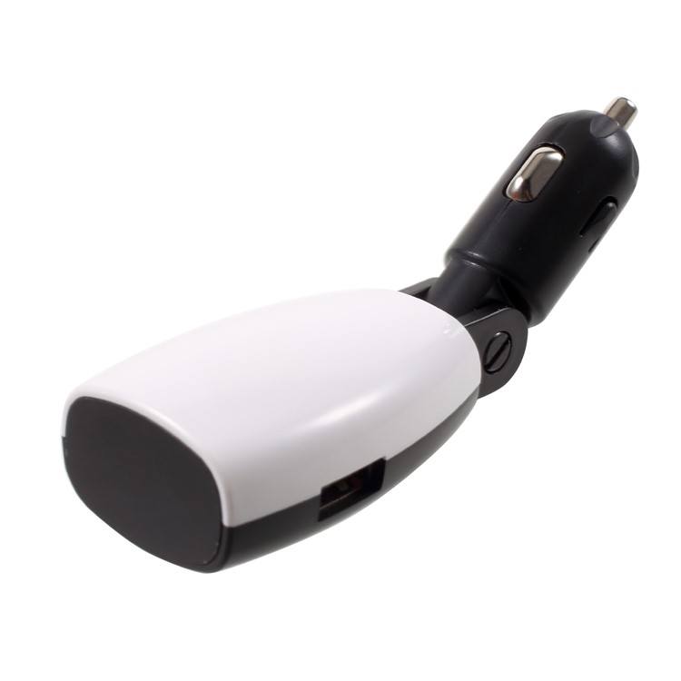 Intelligent 3.1A Dual USB Car Charger with LED Voltage Display and Adjustable Angle-5