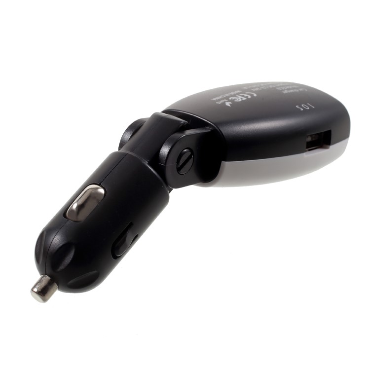 Intelligent 3.1A Dual USB Car Charger with LED Voltage Display and Adjustable Angle-6