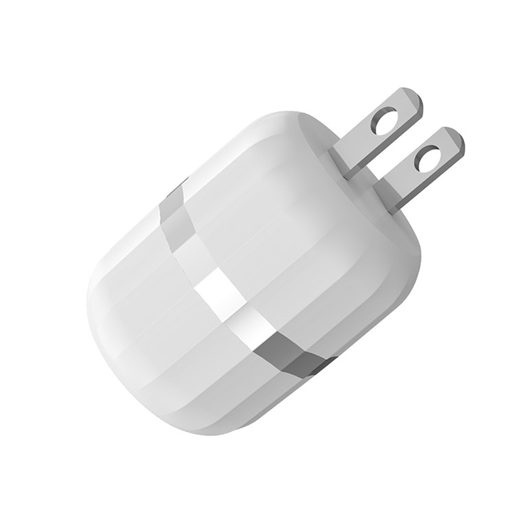 HOCO C41 Wisdom Dual Port USB 2.4A Smart Travel Wall Charger - US Plug-3