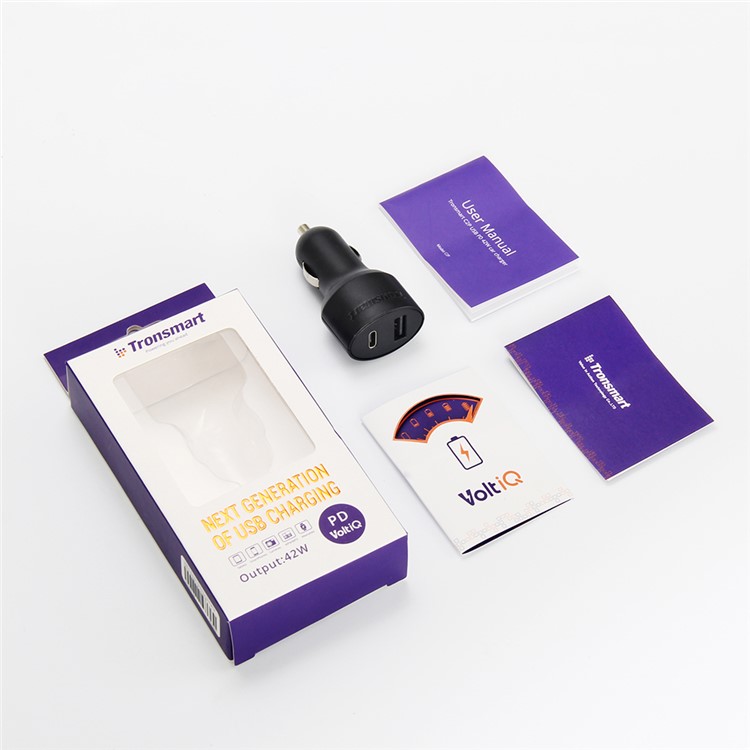 Tronsmart C2P 42W Dual Port Car Charger with Power Delivery via USB Type-C-6