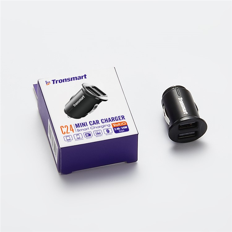 Tronsmart C24 24W Dual USB Port Car Charger with VoltiQ for iPhone Samsung Huawei Etc.-8